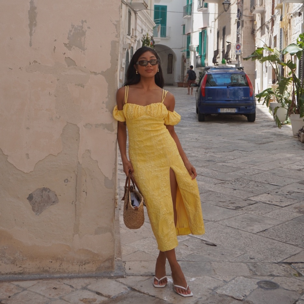 Camila Coelho Yellow Dress - Gem Camila Coelho Yellow Dress - Gem
